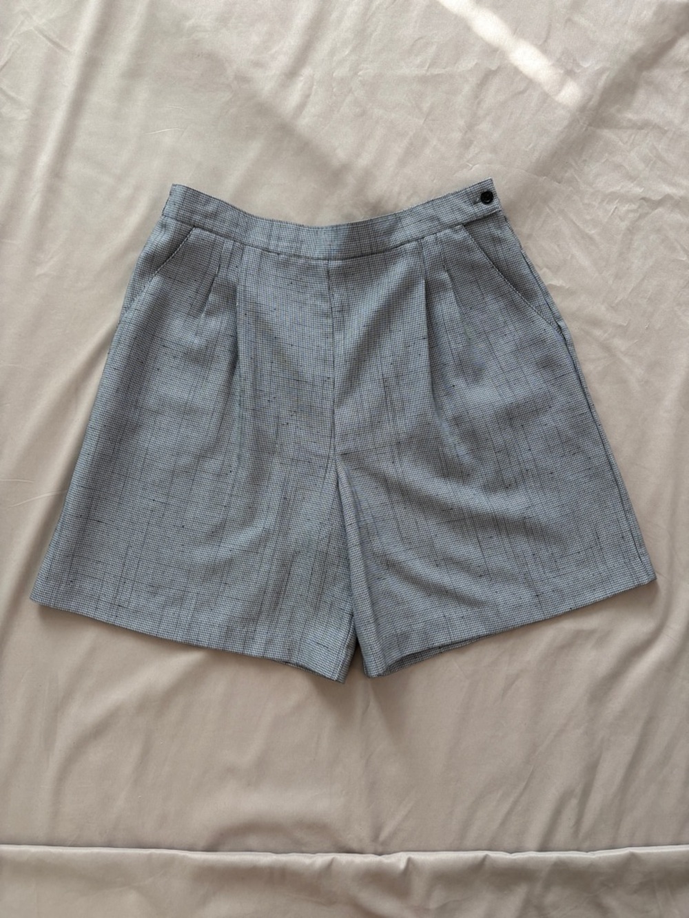 Vintage Fashion Attitudes Houndstooth Shorts Sz 14 Plaid Retro